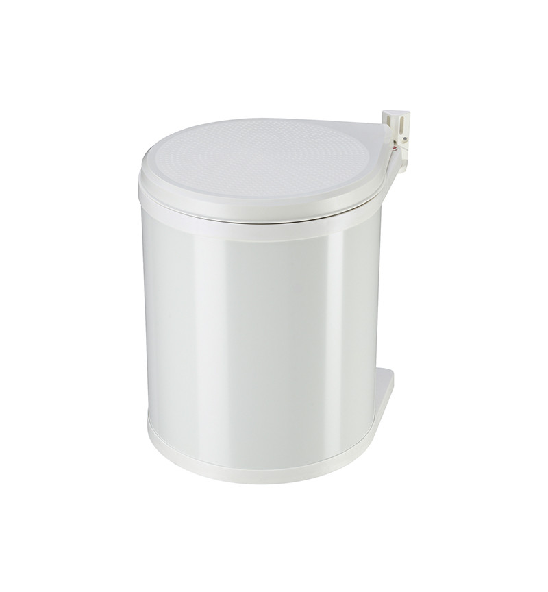 Poubelle de cuisine encastrable sous évier 15L Hailo Compact-Box M Coloris - Blanc
