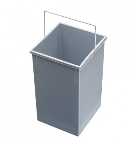Bac 15L pour poubelle encastrable Hailo Multi-Box Duo L