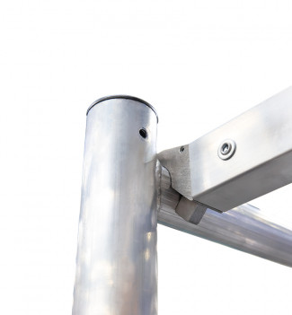 Montants echafaudage professionnel roulant en aluminium Hailo Expert Pro