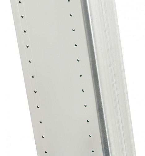 Montants echelle simple 6 échelons 2m70 en aluminium professionnelle Hailo ProfiStep Uno
