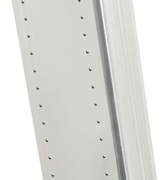 Montant echelle simple 15 échelons 5m15 en aluminium professionnelle Hailo ProfiStep Uno
