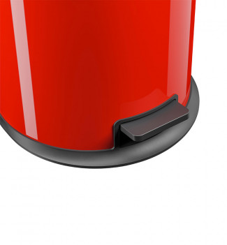 pedale Poubelle de cuisine design rouge à pédale 25L Hailo Pure L