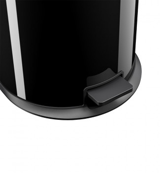 pedale poubelle de cuisine noire design à pédale 40L  ​Hailo Pure XL