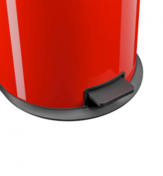 pedale poubelle de cuisine design à pédale 40L ​rouge Hailo Pure XL