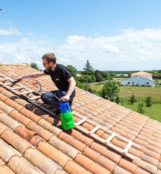 Extension échelle de toit en bois pour couvreur 2m Hailo Safety Roof