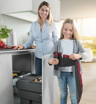 découpage facile des sacs poubelles