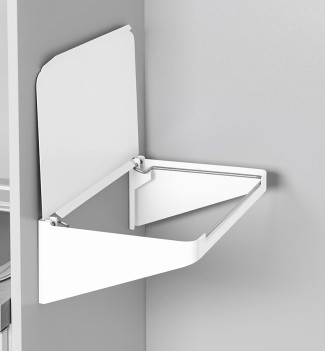 Collecteur de déchets blanc Hailo