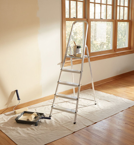 Escabeau 5 marches pliable en aluminium léger Selekta