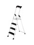 Escabeau professionnel en aluminium 4 marches extra larges Hailo 4XL BlackLine Pro