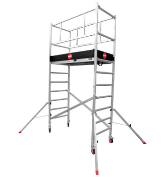 Réhausse Module 2 | Échafaudage professionnel roulant 1,9m/3,9m en aluminium Hailo Expert Pro