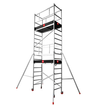 Réhausse Module 3 | Échafaudage professionnel roulant 3,65m/5,65m en aluminium Hailo Expert Pro