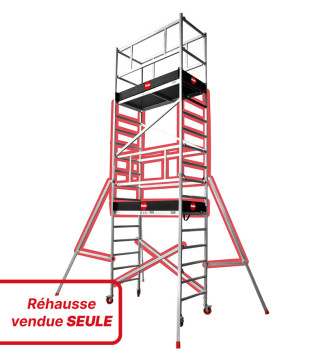 Réhausse Module 3 de l'échafaudage professionnel en aluminium Hailo Expert Pro