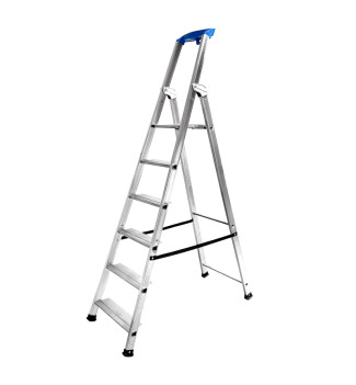 Escabeau professionnel en aluminium 6 marches PROFONTE XL 50/110