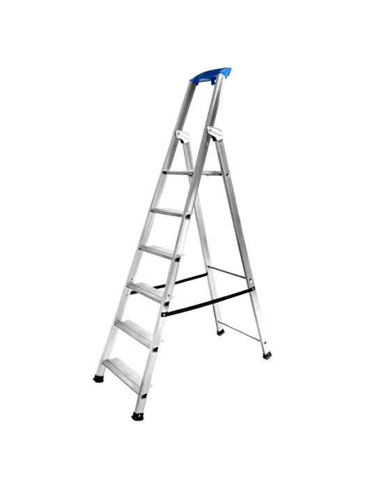 Escabeau professionnel en aluminium 6 marches PROFONTE XL 50/110